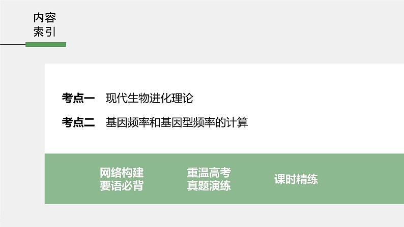 高中生物2022年高考生物一轮复习 第7单元 第22讲 生物的进化课件PPT03