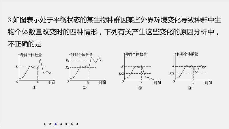 高中生物2022年高考生物一轮复习 第9单元 强化练19 种群的增长曲线课件PPT第6页