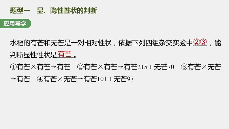 高中生物2023年高考生物一轮复习(新人教新高考) 第5单元 第2课时 基因分离定律重点题型突破课件PPT第2页