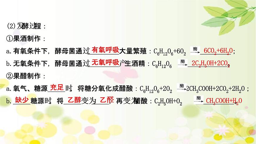(新高考)高考生物一輪復(fù)習(xí)課件第十單元第1課傳統(tǒng)發(fā)酵技術(shù)的應(yīng)用(含解析)第5頁(yè)