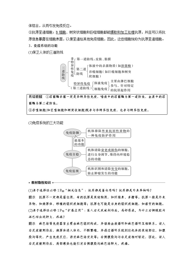 (新高考)2023年高考生物一轮复习讲义第8单元第6课时免疫调节(含解析)第2页