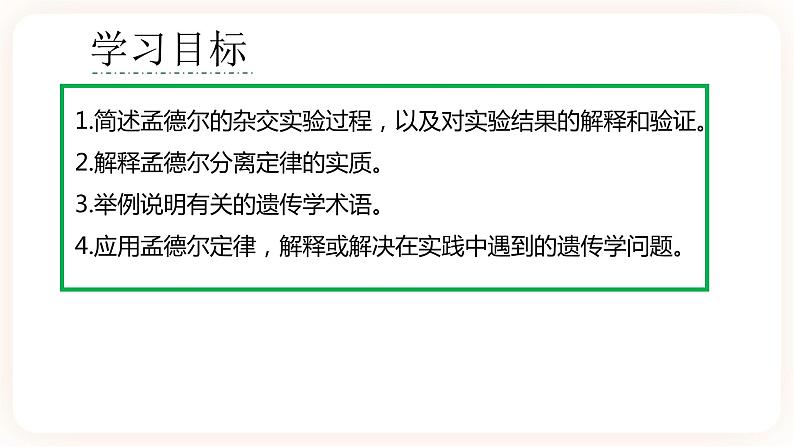 1.1 孟德尔的豌豆杂交实验(一)课件02