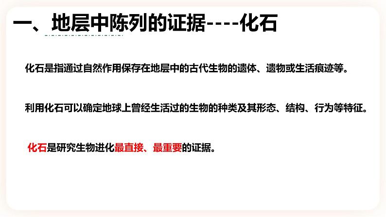 6.1 生物有共同祖先的证据 课件第6页