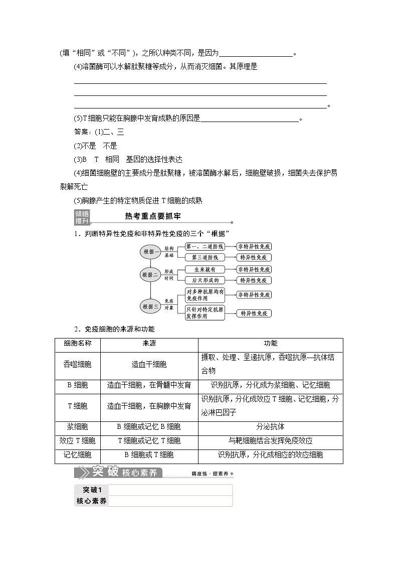 (新高考)高考生物一轮复习学案第26讲免疫调节(含解析)第3页