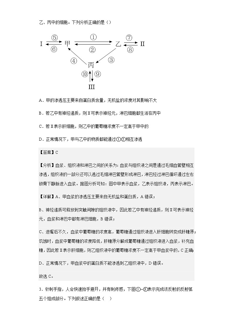 2022-2023学年安徽师范大学附中高二上学期期中考查生物试题含解析第2页