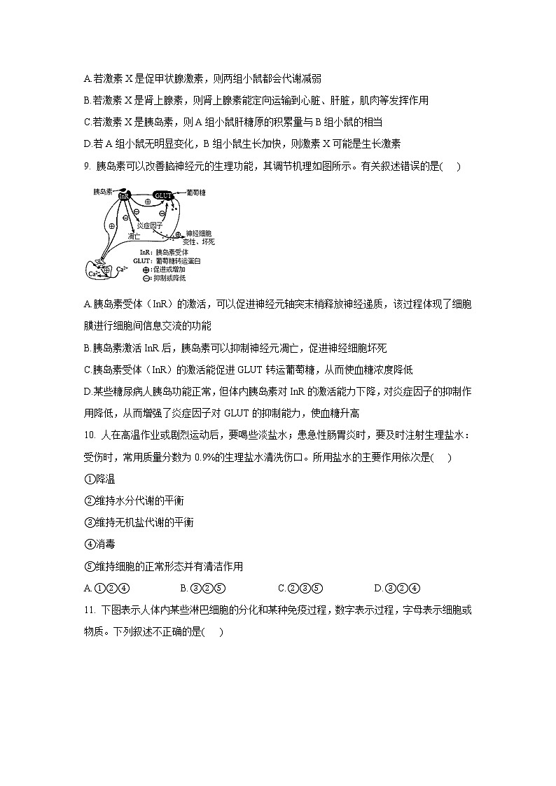 2023豫东名校--上期高二12月质量检测生物试题第3页