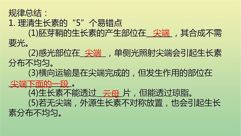 2023届高考生物二轮复习植物激素的调节课件05