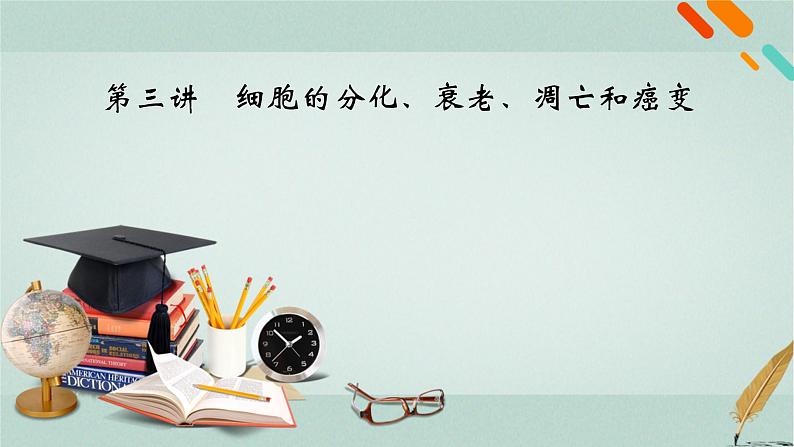 2023届高考生物二轮复习细胞的分化、衰老、凋亡和癌变课件第2页