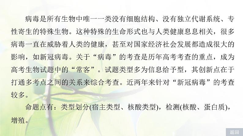 2023届高考生物二轮复习微专题(一)病毒课件第5页