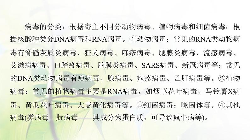 2023届高考生物二轮复习微专题(一)病毒课件第7页
