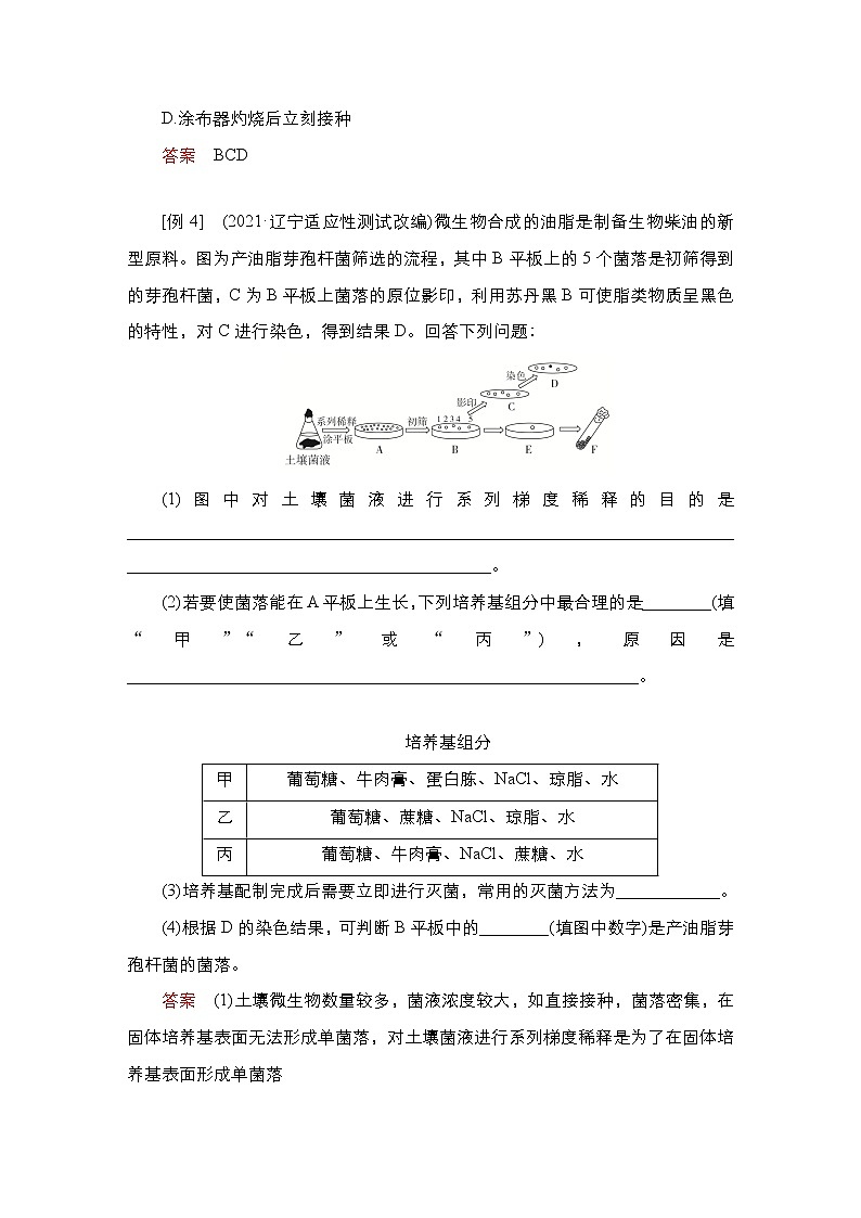 2023届高考生物二轮复习微生物工程学案 (不定项)第3页