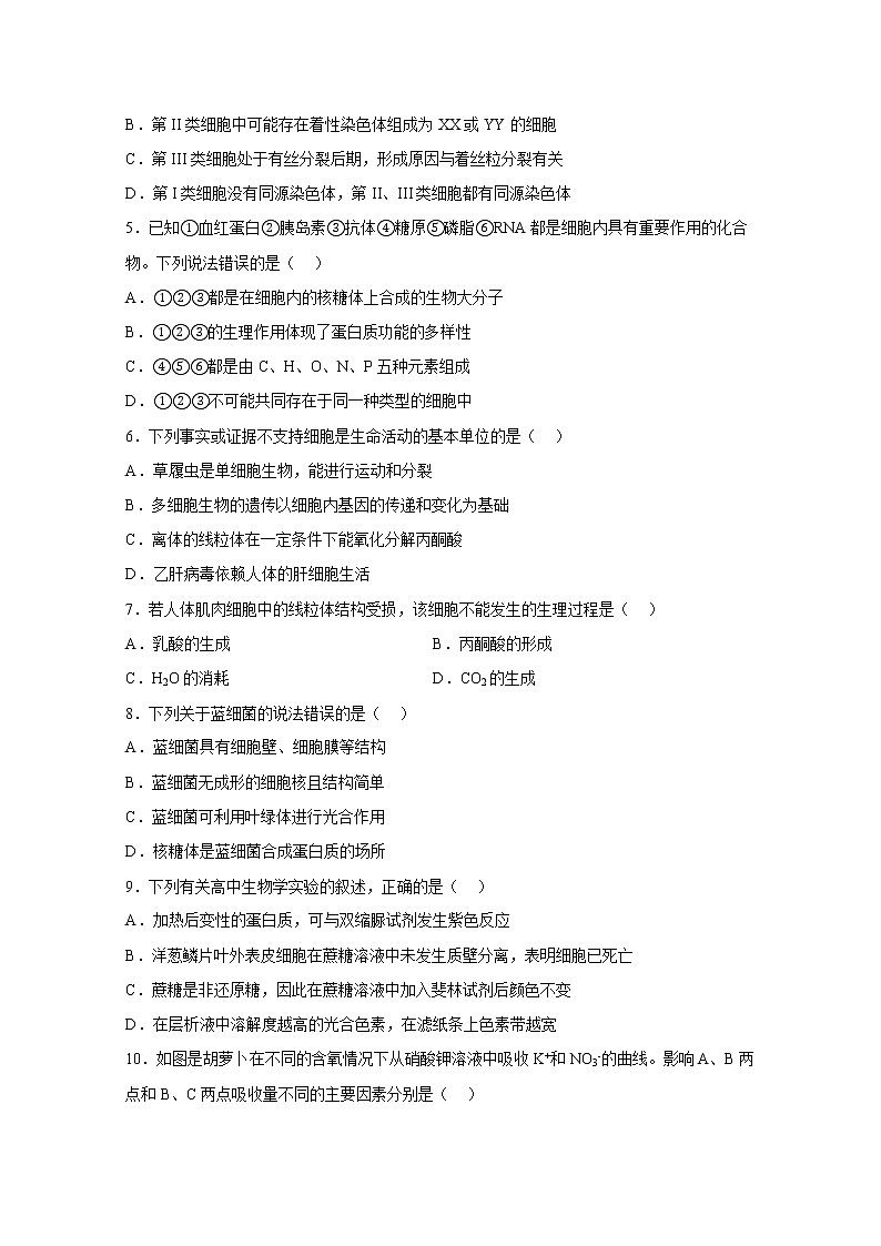 青海师范大学附属实验中学2022-2023学年高一生物上学期12月月考试卷(Word版附答案)第2页