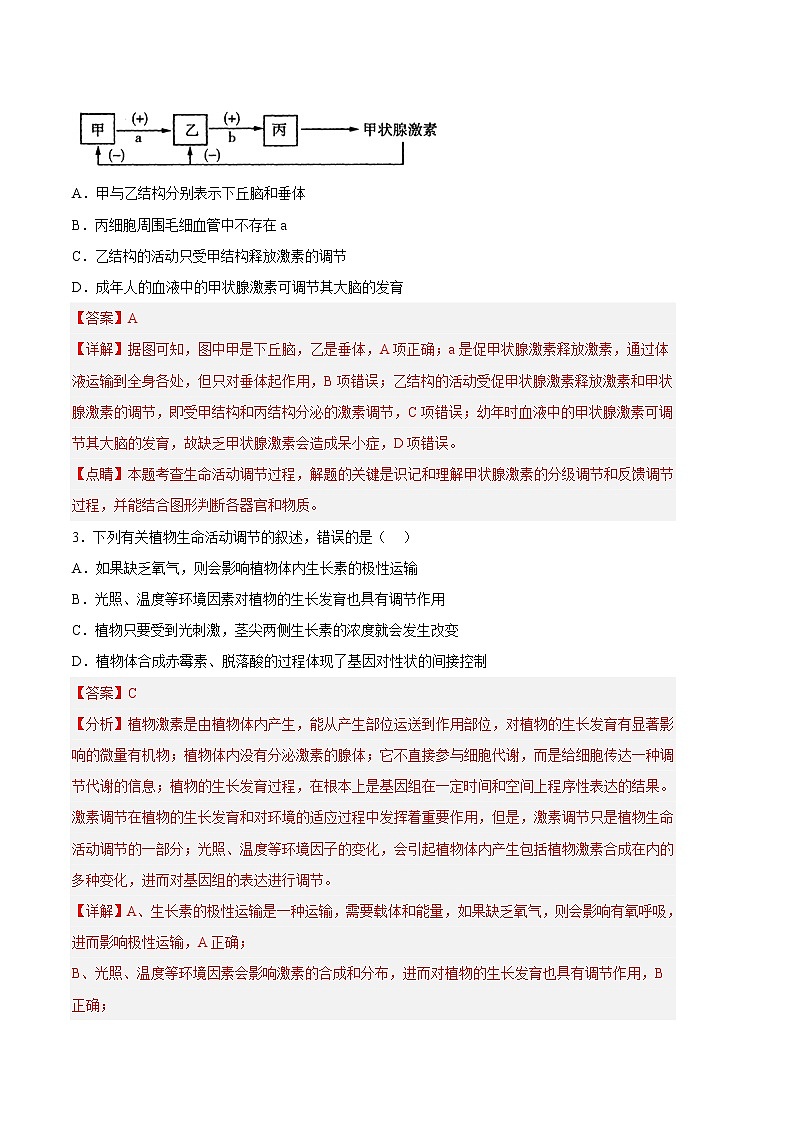 2023年高考第一次模拟考试卷:生物(北京B卷)(全解全析)第2页