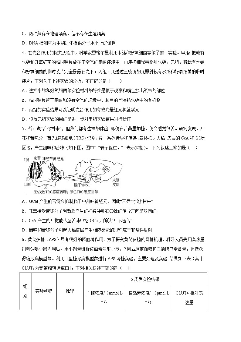 2023年高考第一次模拟考试卷:生物(辽宁卷)(考试版)(1)第2页