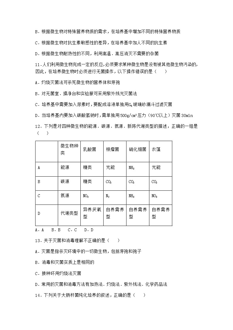 沪教版高中生物选择性必修3间接计数法同步作业含答案2第3页
