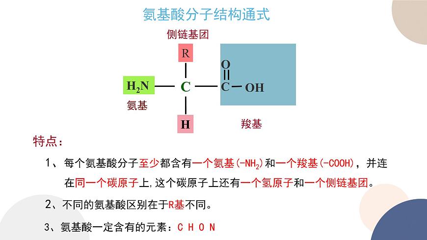 第一章- 第三節(jié) 細(xì)胞中的蛋白質(zhì)和核酸 課時(shí)1（課件PPT）第6頁