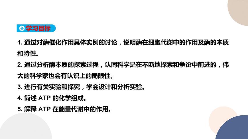 第三章- 第一節(jié)  生命活動(dòng)需要酶和能源物質(zhì)（課件PPT）第2頁