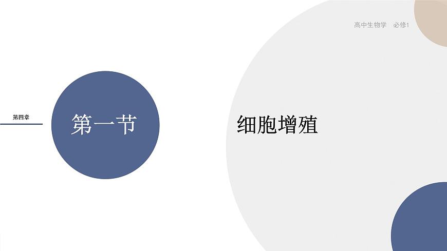 第四章- 第一節(jié)  細(xì)胞增殖（課件PPT）第1頁(yè)