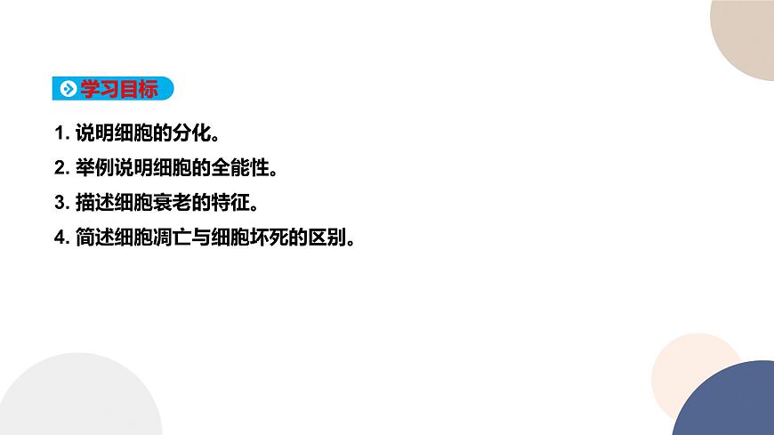 第四章- 第二節(jié)  細胞分化、衰老和死亡（課件PPT）第2頁