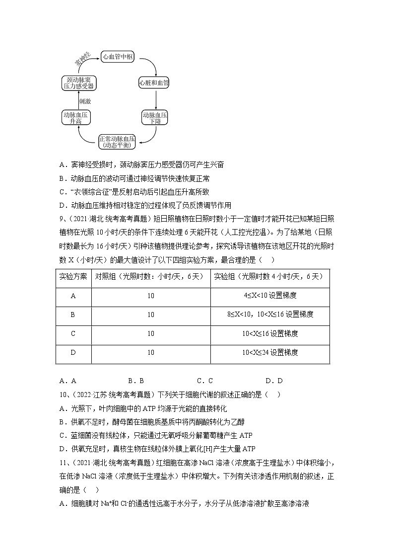 卷02——【备考2023】高考生物真题重组卷(湖北专用)(含解析)03