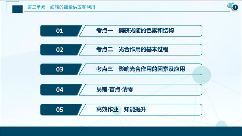高中生物高考4 第三单元 第10讲 能量之源——光与光合作用课件PPT第2页
