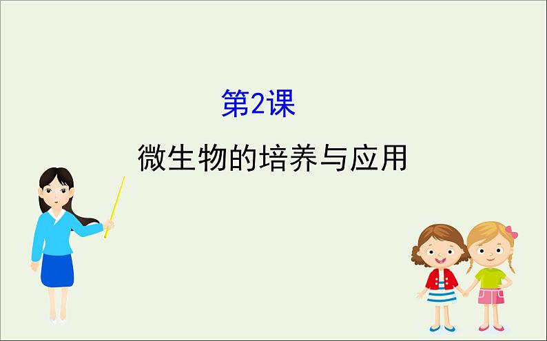高中生物高考2020届高考生物一轮复习1 2微生物的培养与应用课件选修第1页