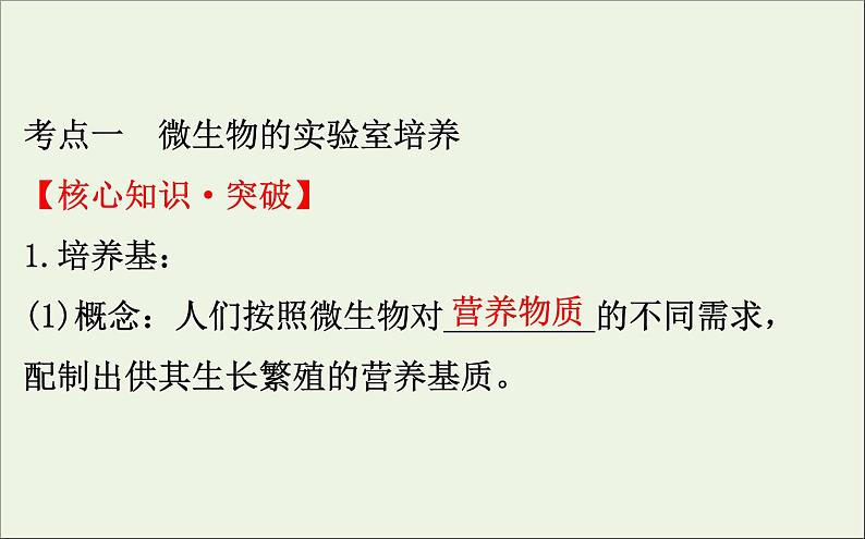 高中生物高考2020届高考生物一轮复习1 2微生物的培养与应用课件选修第4页