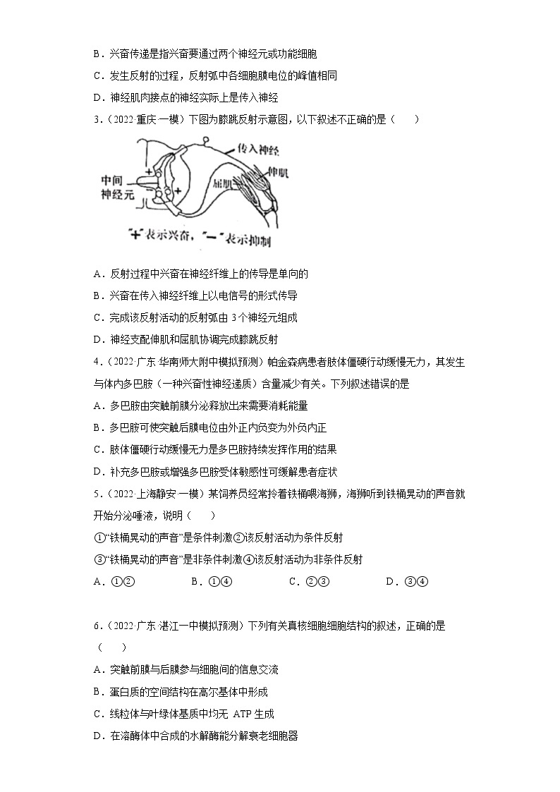 高考生物二轮复习【讲通练透】 专题09  +神经调节02