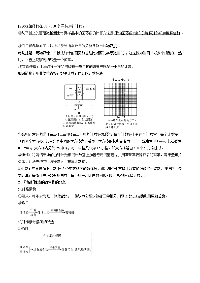 专题54 微生物的筛选和计数(教师版)第2页