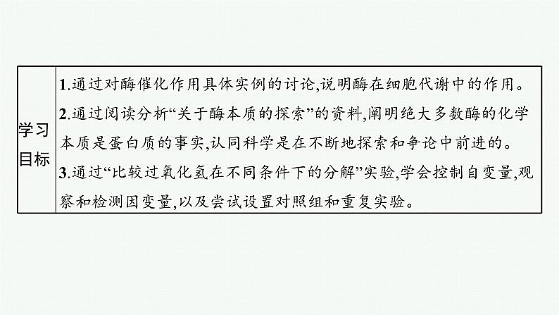第5章 细胞的能量供应和利用 第1节 第1课时 酶的作用和本质课件PPT第3页