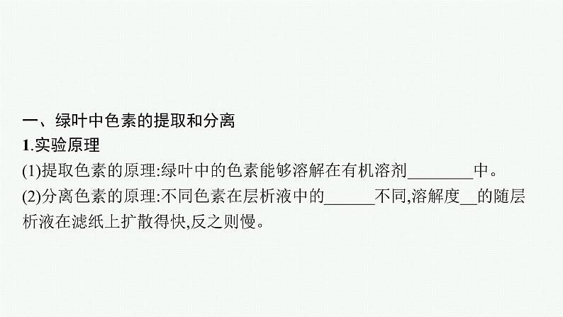 第5章 细胞的能量供应和利用 第4节 第1课时 捕获光能的色素和结构课件PPT05
