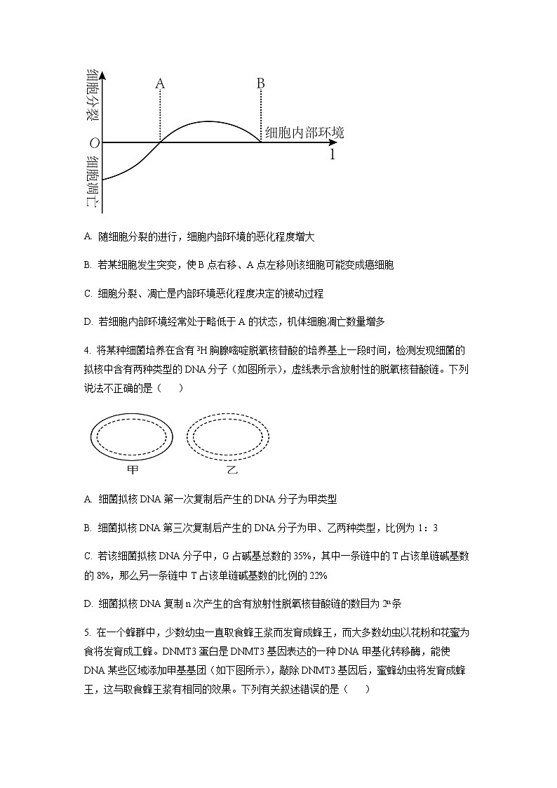 2022-2023学年重庆市巴蜀中学高二下学期第一次月考生物试题含答案02