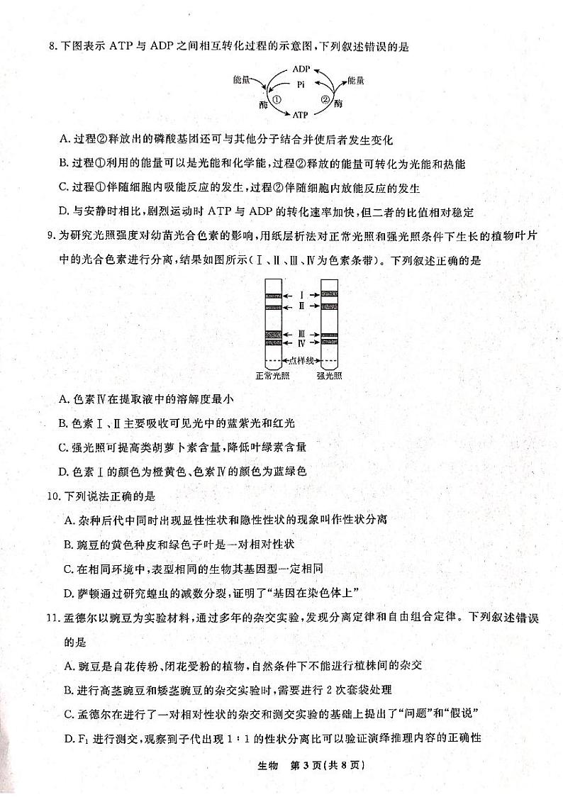 2022-2023学年辽宁省名校联盟高一下学期3月联合考试生物PDF版含答案03