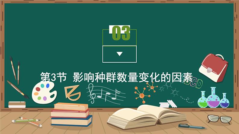 第1章 种群及其动态 第3节 影响种群数量变化的因素课件PPT第1页