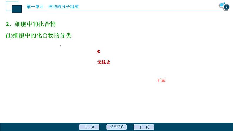 高中生物高考1 第1讲 细胞中的无机物、糖类和脂质课件PPT05