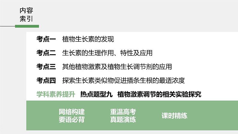 高中生物高考2022年高考生物一轮复习 第8单元 第27讲 植物的激素调节课件PPT第3页