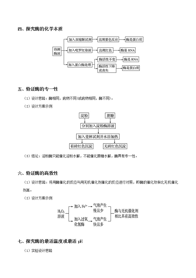 高中生物高考专题01 与酶相关的实验分析与设计-备战2021年高考生物核心考点透析(解析版)02