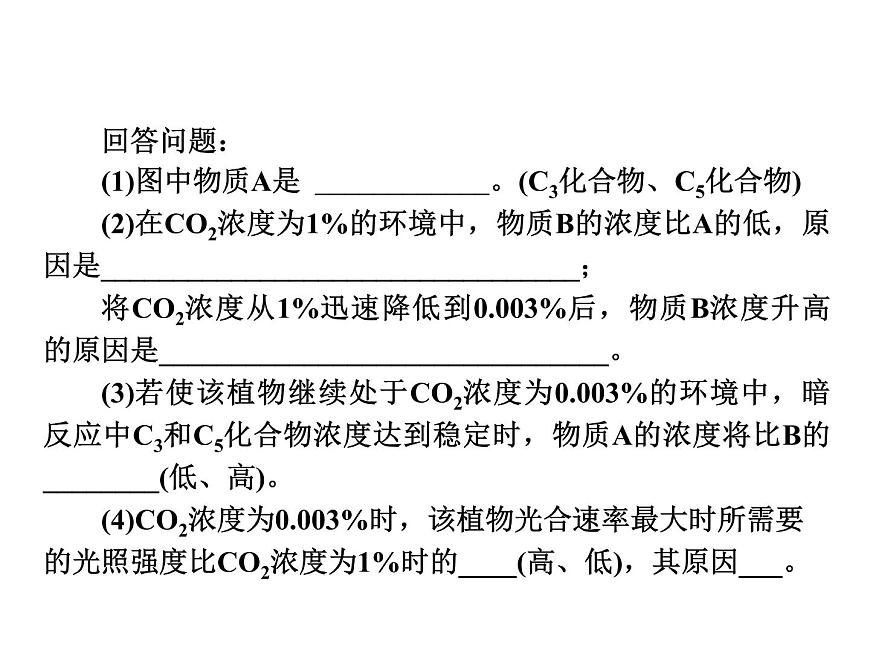 高中生物高考考點(diǎn)精講6 光合作用與能量轉(zhuǎn)化(課件)練習(xí)題第7頁