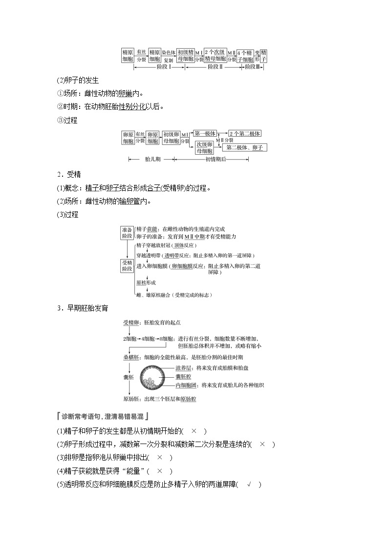 高考生物一轮复习课件+讲义  第10单元 第35讲　胚胎工程与生物技术的安全性和伦理问题02