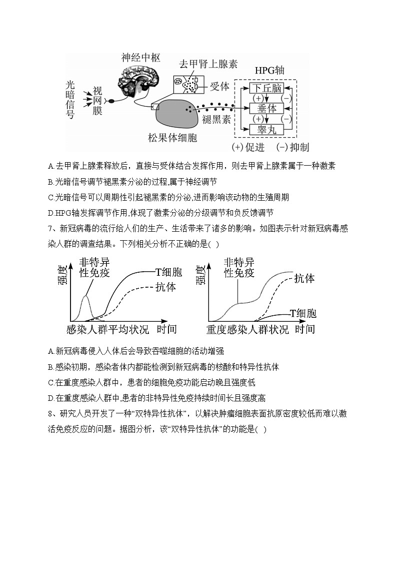 湖北省部分重点中学2022-2023学年高二下学期3月检测生物试卷(含答案)第3页