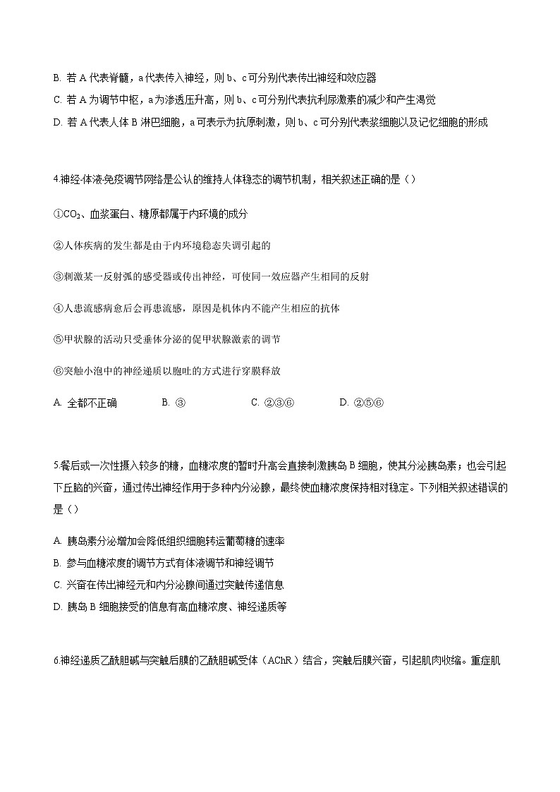 2023届人教版高考生物一轮复习稳态与环境模块B卷单元检测含答案02