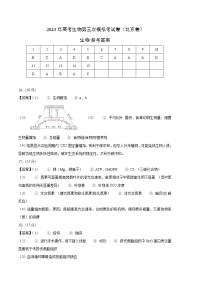 2023年高考第三次模拟考试卷-生物（北京A卷）（参考答案）