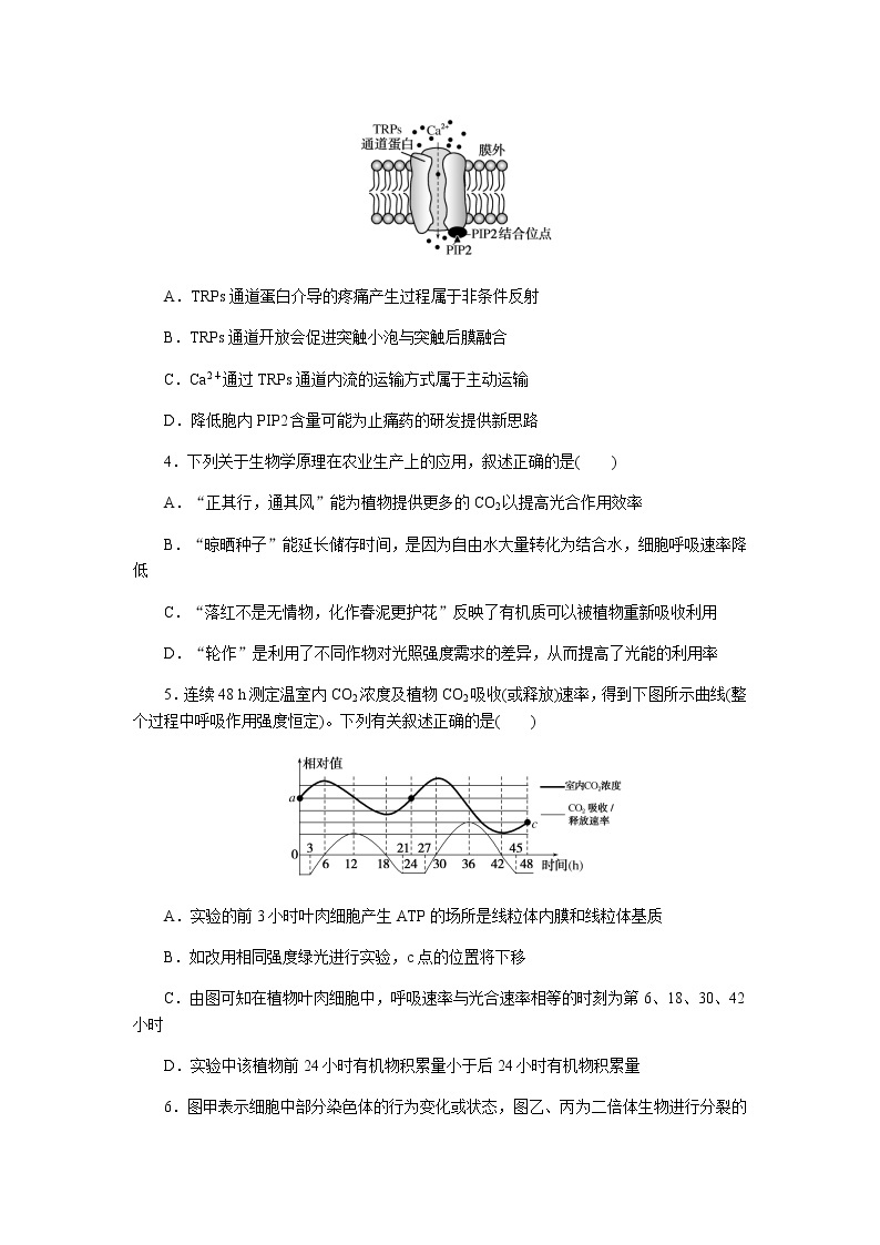 高中生物2023学业水平等级考试预测押题卷(二)含答案02