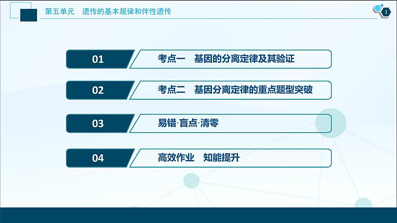 高中生物高考1 第五单元 第14讲 基因的分离定律课件PPT第2页