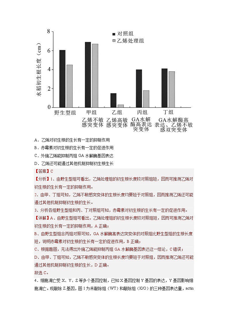 必刷卷05——【高考三轮冲刺】2023年高考生物考前20天冲刺必刷卷(北京专用)(解析版)第3页