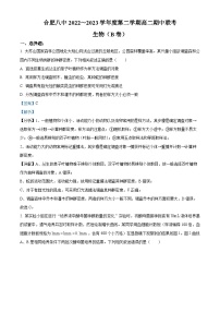 安徽省十校联盟2022-2023高二生物下学期中试题（B卷）（Word版附解析）