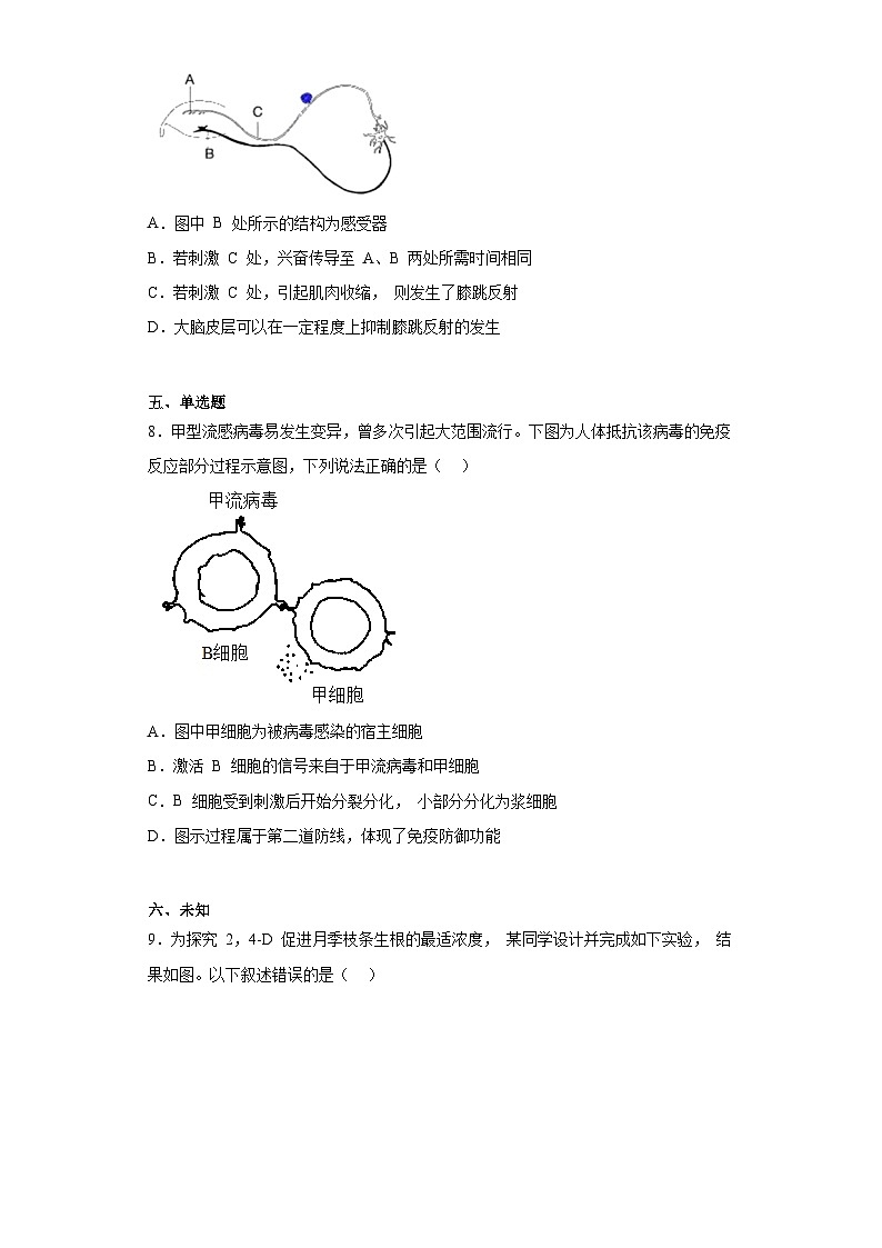 2023届辽宁省沈阳市高三三模生物试题(无答案)03