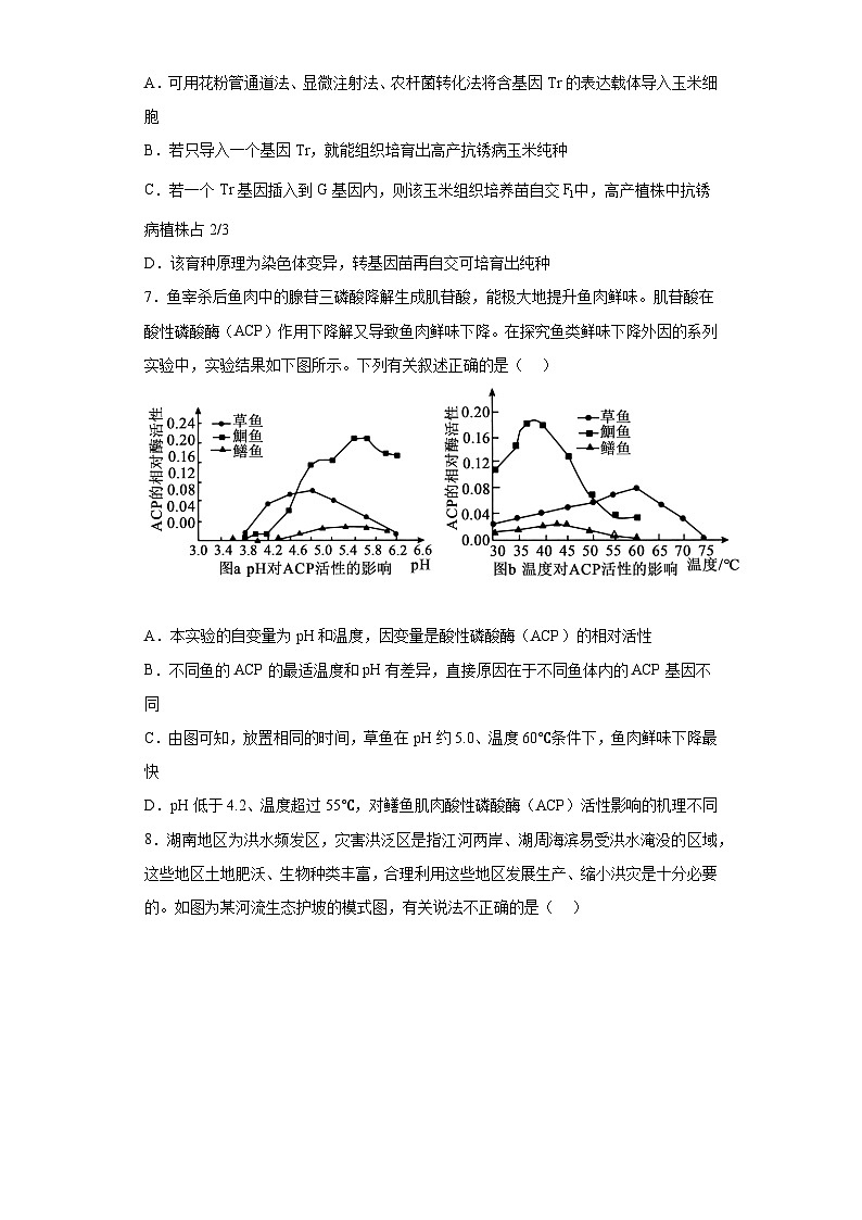 2023届湖南省长沙市明德中学高三全仿真模拟生物试题(含答案)第3页