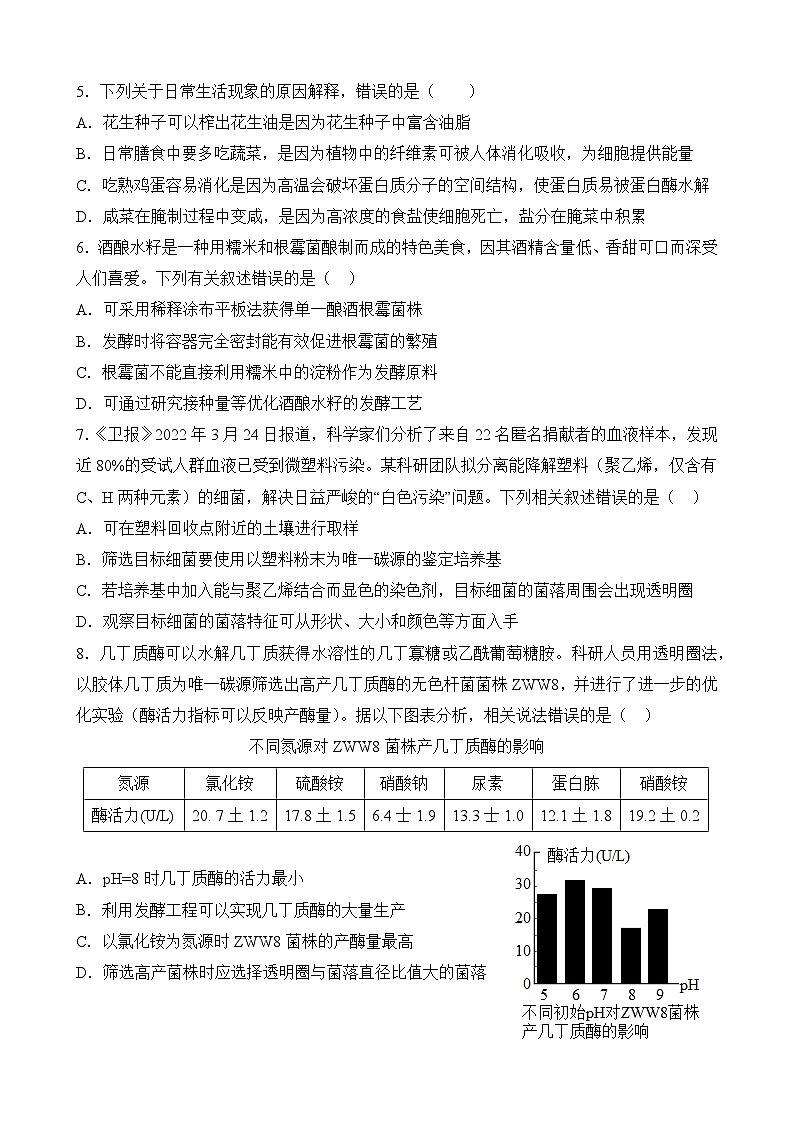 广东省清远市阳山县南阳中学2022-2023学年高二下学期第二月考生物试题及答案第2页