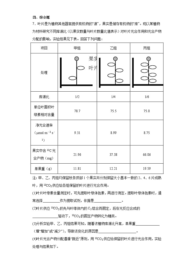 2023届广西壮族自治区北流市高三5月教学质量检测理综生物试题(无答案)第3页